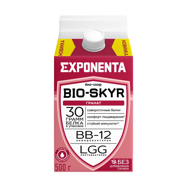Exponenta Bio-Skyr напиток к.м. 3 в 1 500 grams (Гранат)