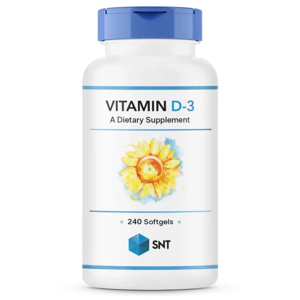 SNT Vitamin D3 5000 ME 240 softgels