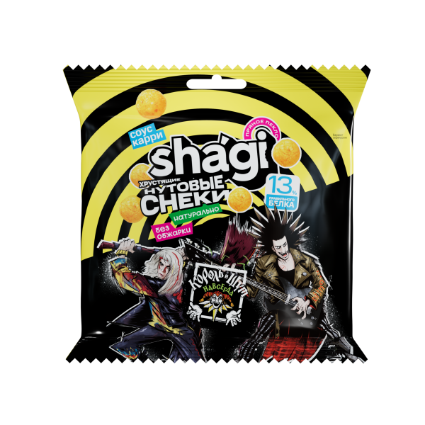 Shagi Снэки нутовые 50 grams (Соус Карри)