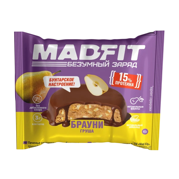 Mad Fit Брауни 45 грамм (Груша)
