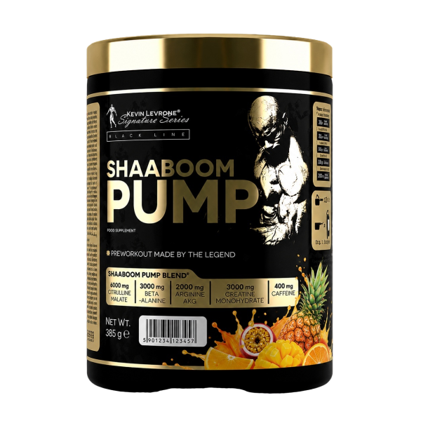 Kevin Levrone Предтренировочный комплекс BlackLine Shaaboom pump 385 грамм (Фруктовый массаж)