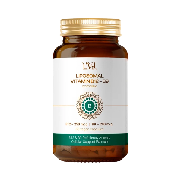Liposomal Vitamins Б12+Б9 Липосомальный комплекс 60 вег капсул