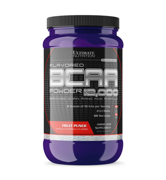 Ultimate Nutrition BCAA 12000 457 grams (Фруктовый пунш)