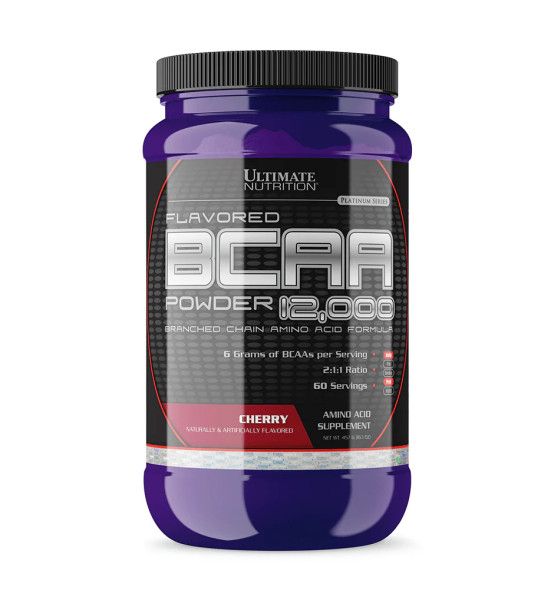 Ultimate Nutrition BCAA 12000 457 grams (Вишня)