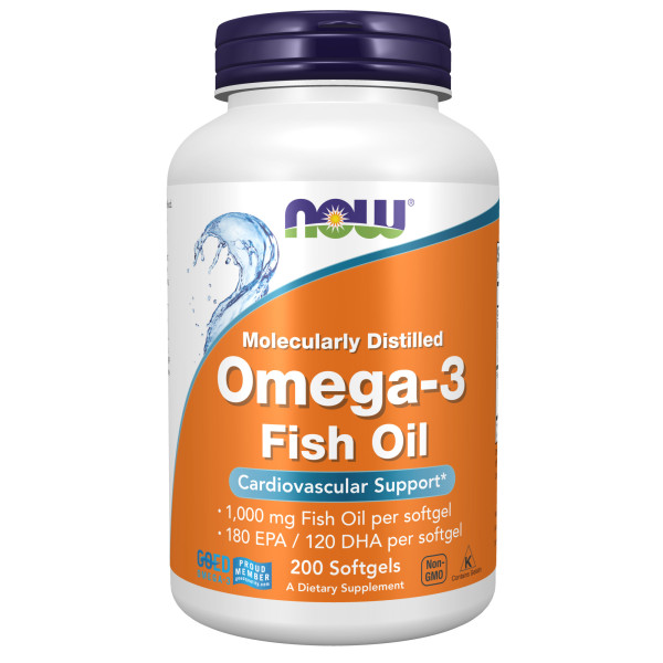 NOW Omega-3 1000 mg 200 softgels