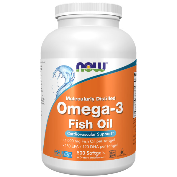 NOW Omega-3 1000 mg 500 softgels