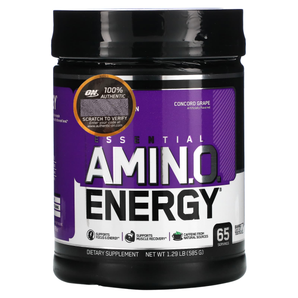 Optimum Nutrition Essential Amino Energy 585 grams (Красный виноград)