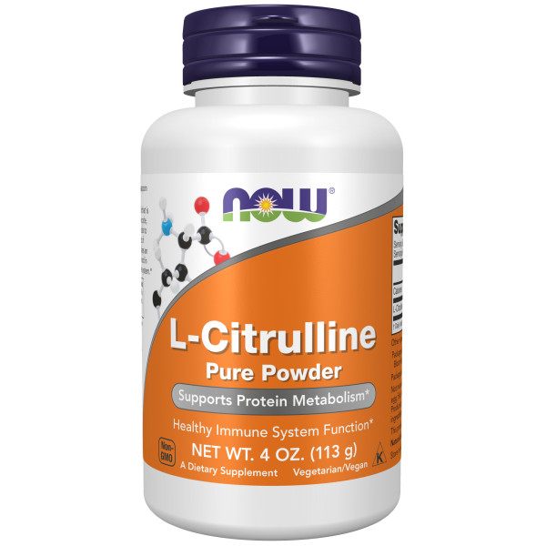 NOW L-Citrulline Pure Powder 113 grams