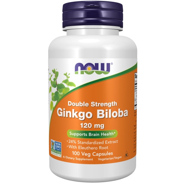 NOW Ginkgo biloba 120 mg 100 veg capsules