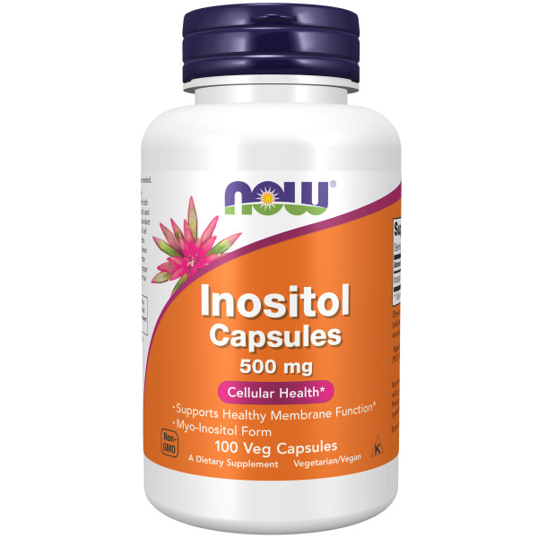 NOW Inositol 500 mg 100 veg capsules
