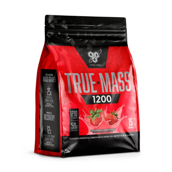 BSN True-mass 1200 4710 grams (Клубничный молочный коктейль )