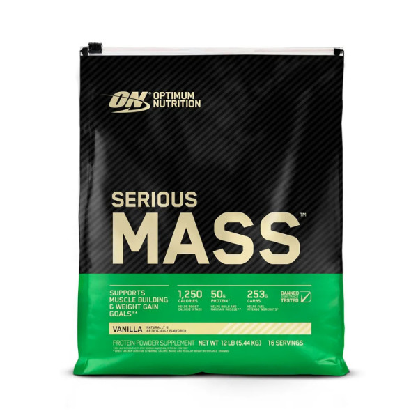 Optimum Nutrition Serious Mass 5440 grams (Ваниль)
