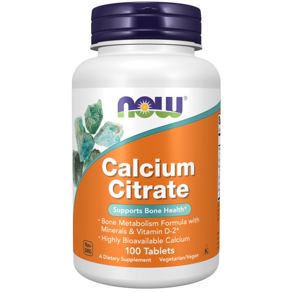 NOW Calcium citrate 100 tablets