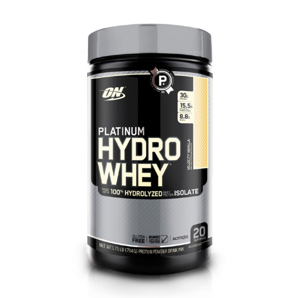 Optimum Nutrition Platinum HydroWhey 794 grams (Ванильная скорость)