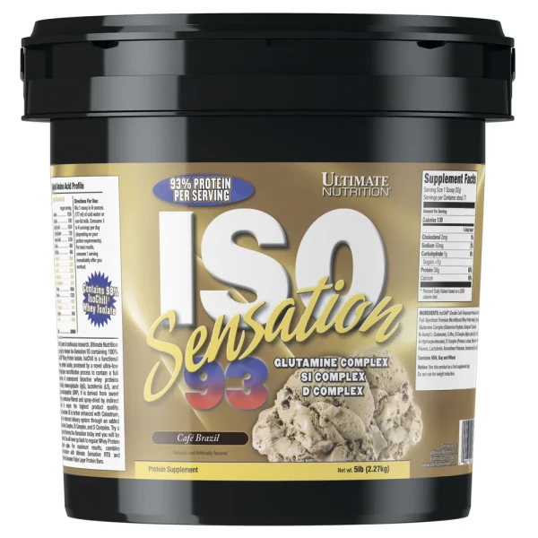 Ultimate Nutrition Iso Sensation 2275 grams (Бразильский кофе)