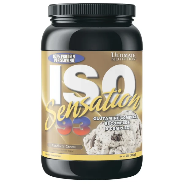 Ultimate Nutrition Iso Sensation 910 grams (Печенье крем)