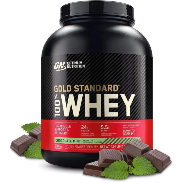 Optimum Nutrition Whey Protein Gold Standart 2270 grams (Шоколад - Мята)