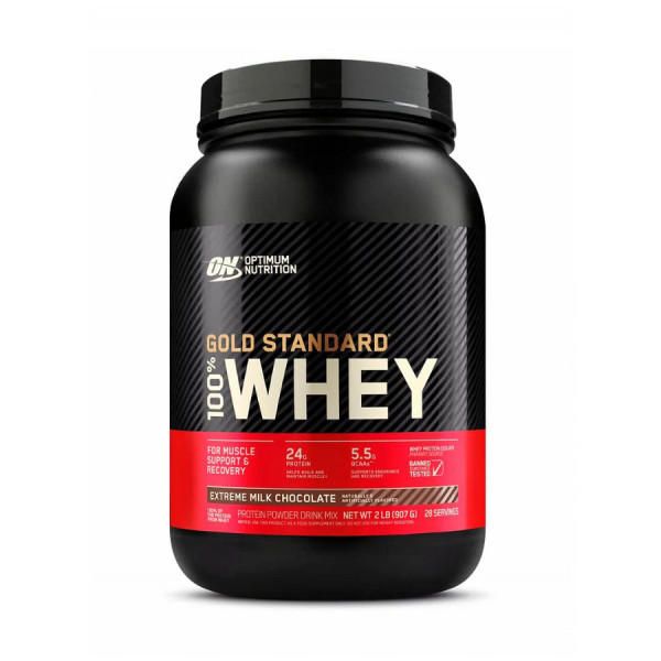 Optimum Nutrition Whey Protein Gold Standart 907 grams (Насыщенный молочный шоколад)