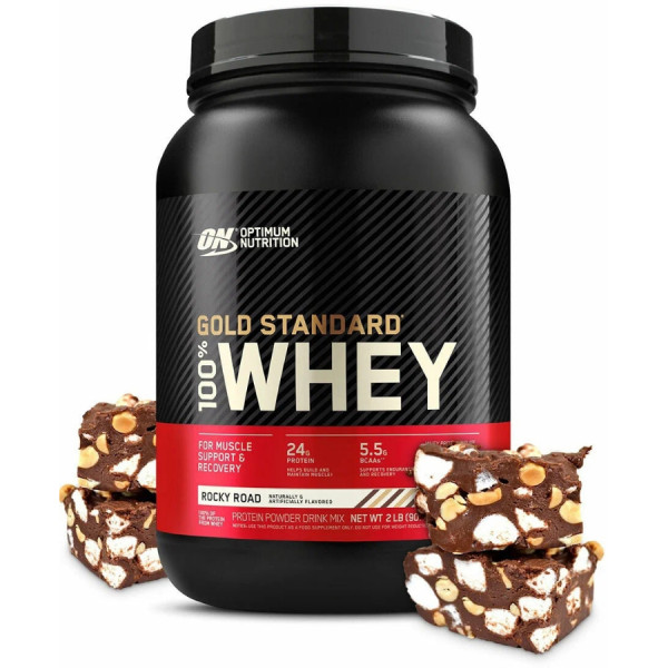 Optimum Nutrition Whey Protein Gold Standart 907 grams (Рокки-Роуд )