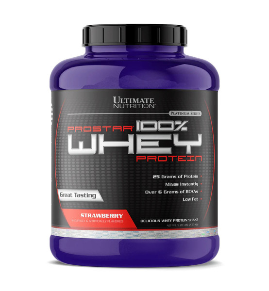 Ultimate Nutrition Prostar Whey 2270 grams (Клубника)