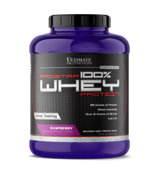 Ultimate Nutrition Prostar Whey 2270 grams (Малина)