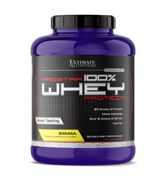 Ultimate Nutrition Prostar Whey 2270 grams (Банан)