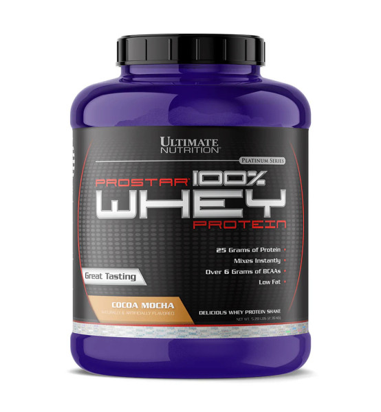 Ultimate Nutrition Prostar Whey 2270 grams (Какао мокко)