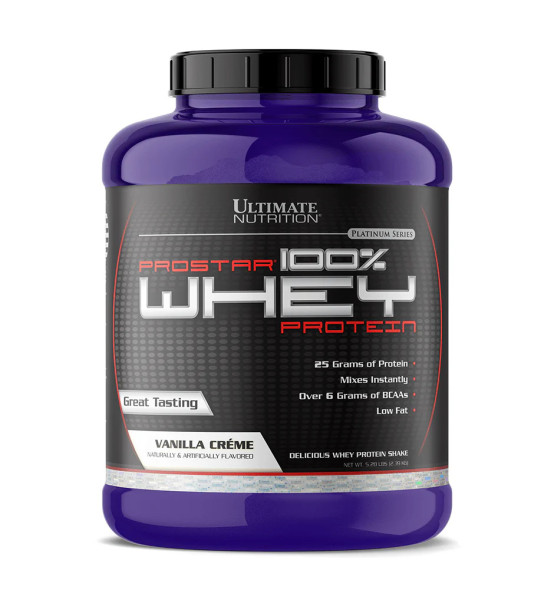 Ultimate Nutrition Prostar Whey 2270 grams (Ванильный крем)