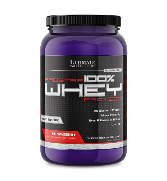 Ultimate Nutrition Prostar Whey 907 grams (Клубника)