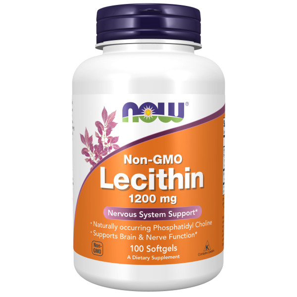 NOW Lecithin 1200 mg 100 softgels