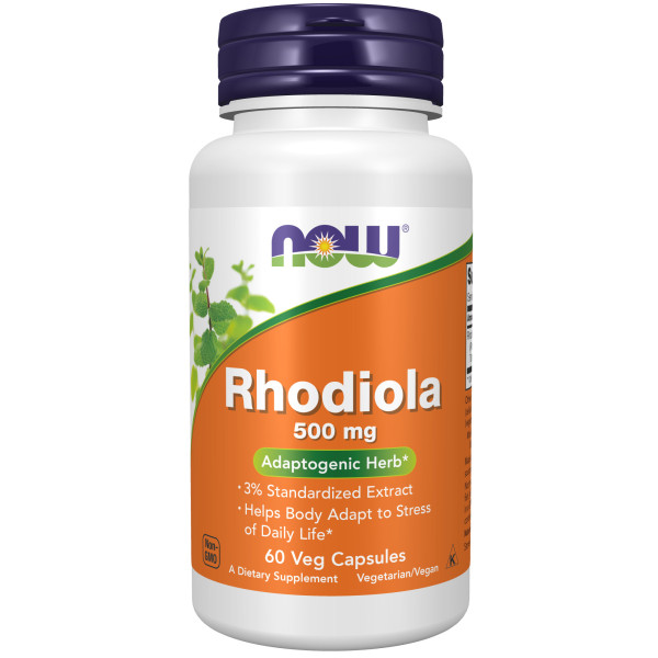 NOW Rhodiola 500 mg 60 veg capsules