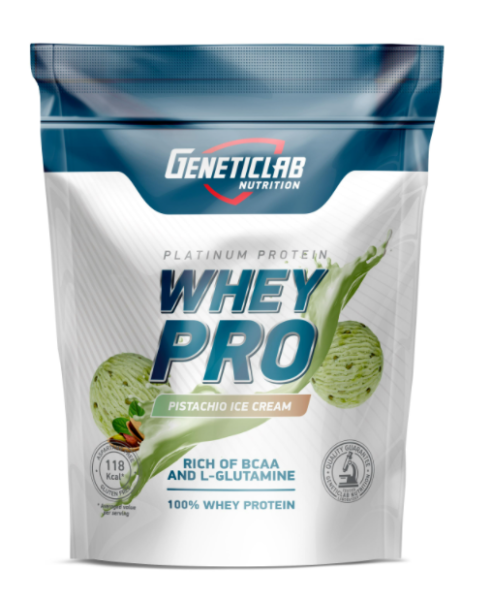 Geneticlab Whey Pro 1000 grams (Фисташковое мороженое)