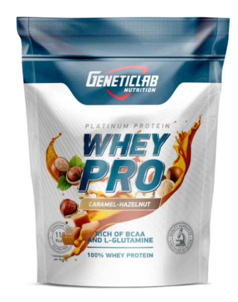 Geneticlab Whey Pro 1000 grams (Карамель - фундук)