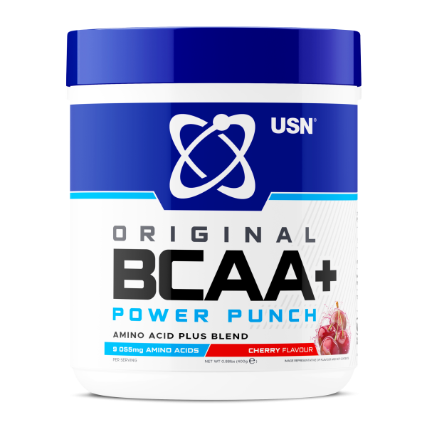 USN BCAA+ Power Punch 400 grams (Вишня)