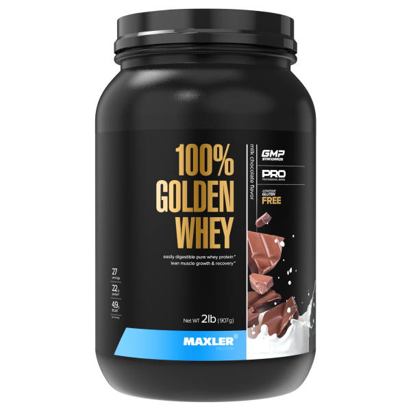 Maxler Golden Whey 908 grams (Молочный шоколад)