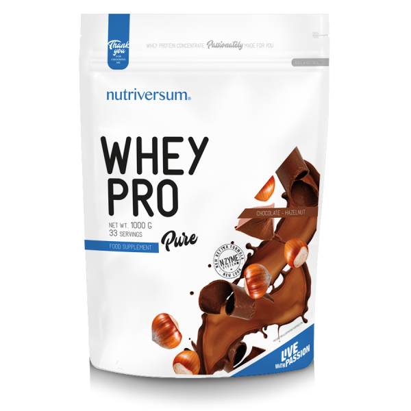 Nutriversum Whey Pro 1000 grams (Шоколад - орех)