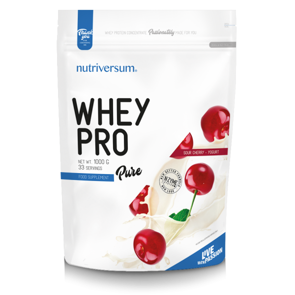 Nutriversum Whey Pro 1000 grams (Вишня)