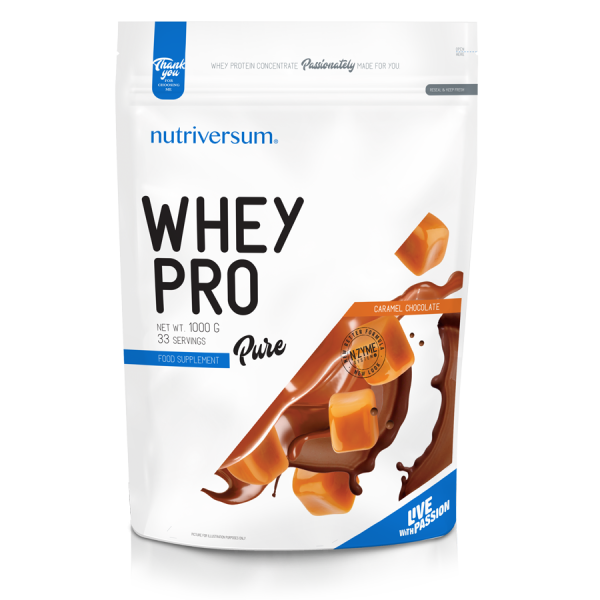 Nutriversum Whey Pro 1000 grams (Карамель - шоколад)