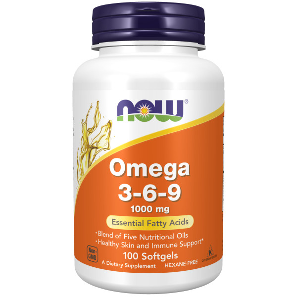 NOW Omega 3-6-9 100 softgels