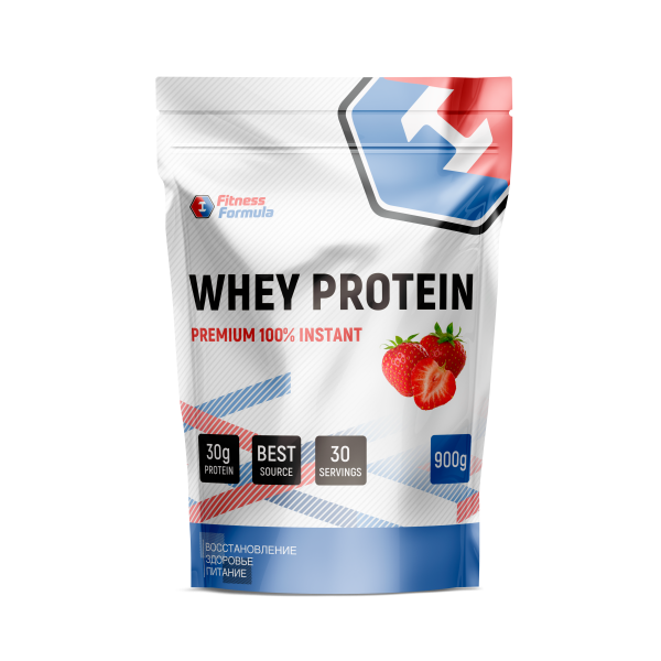 Fitness Formula Whey Protein 900 grams (Клубника)