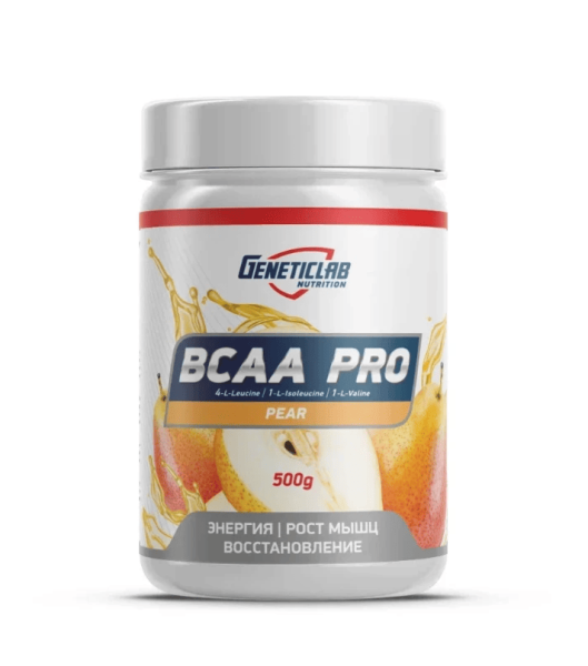 Geneticlab BCAA Pro 4:1:1 500 grams (Груша)