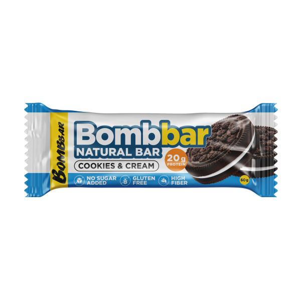 Bombbar Протеиновый батончик 60 grams (Печенье - крем)