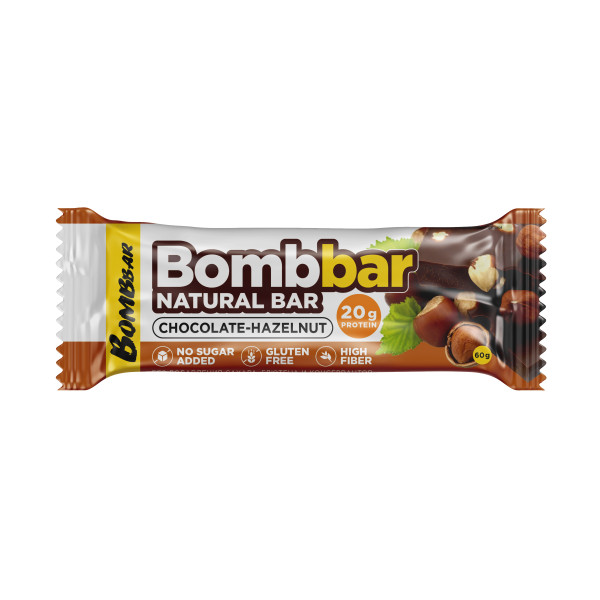 Bombbar Протеиновый батончик 60 grams (Шоколад - фундук)