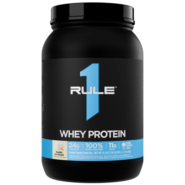 Rule1 Whey Blend 896 grams (Ванильное мороженое )