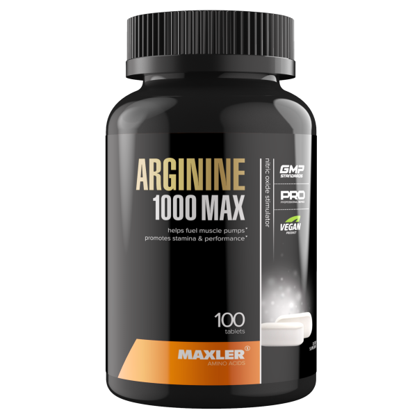 Maxler Arginine Max 1000 mg 100 tablets