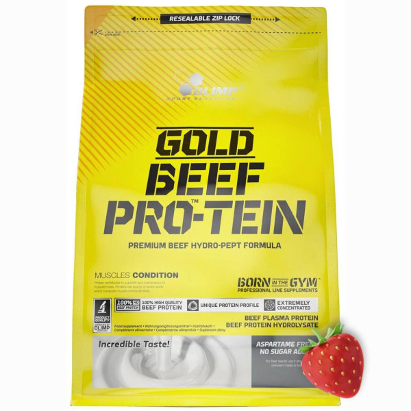 Olimp Gold Beef Pro-Tein 700 grams (Клубника)