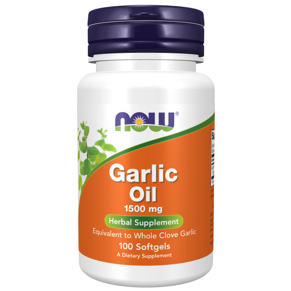 NOW Garlic Oil 1500 mg 100 softgels
