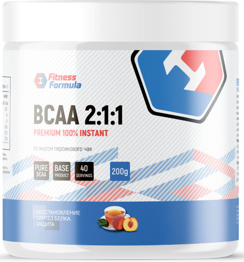 Fitness Formula BCAA 200 grams (Персиковый чай)