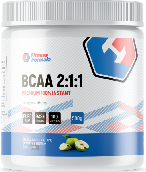 Fitness Formula BCAA 500 grams (Яблоко)
