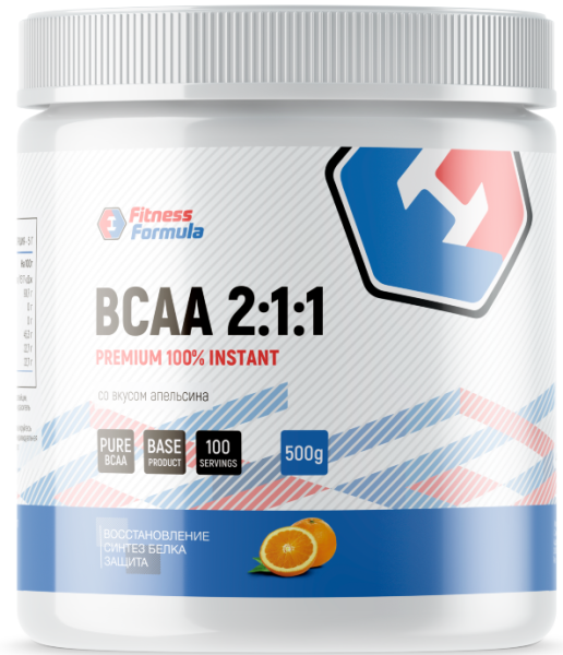 Fitness Formula BCAA 500 grams (Апельсин)